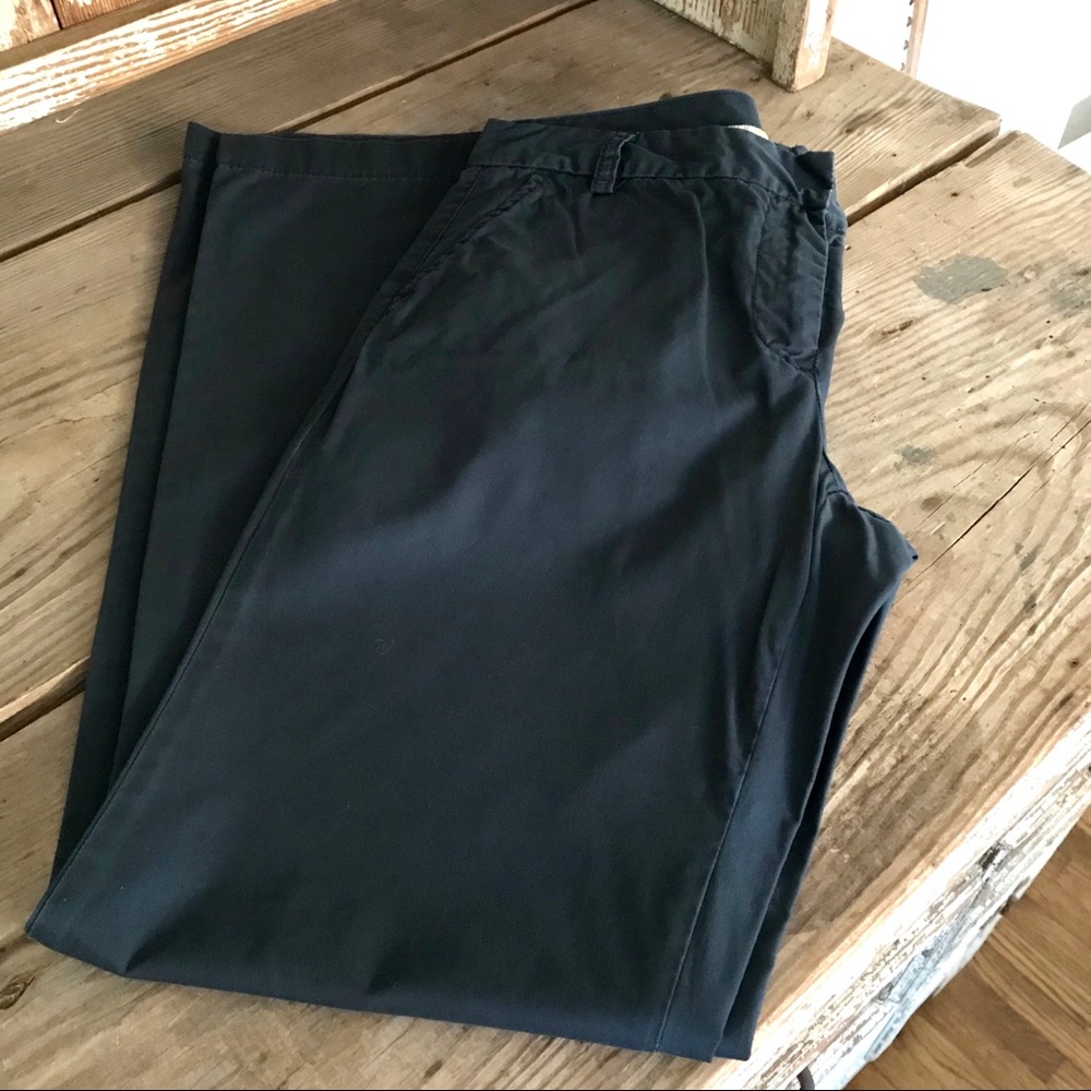 J Crew Navy Slacks Size 8